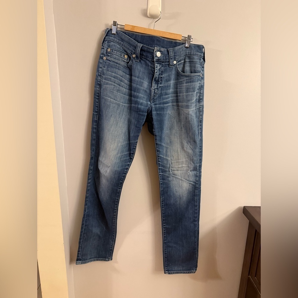 True Religion GENO Relaxed Slim Jeans Size 33
